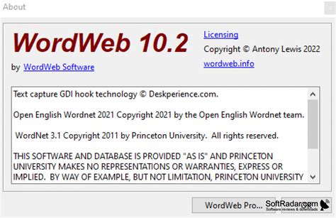 WordWeb for Windows